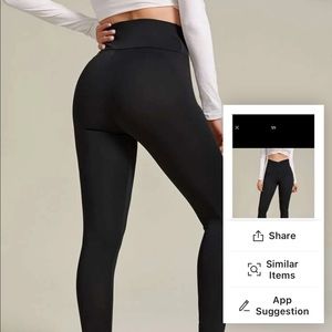 Solid wideband leggings